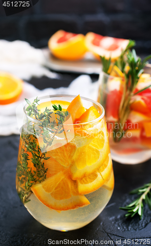 Image of Drink with citrus