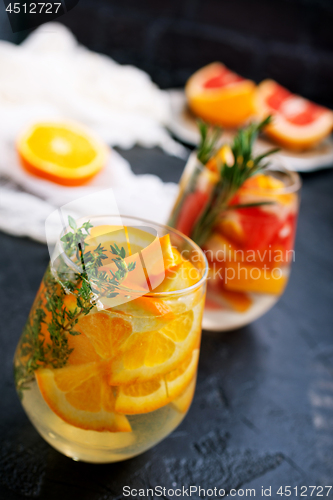 Image of Drink with citrus