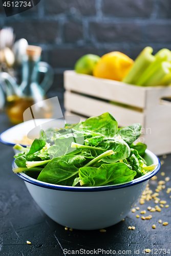 Image of bulgur with spinach