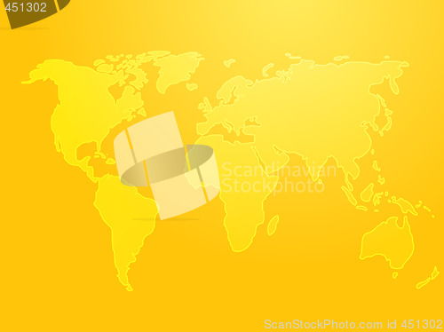 Image of Map of the world illustration