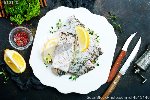 Image of raw fish fillet