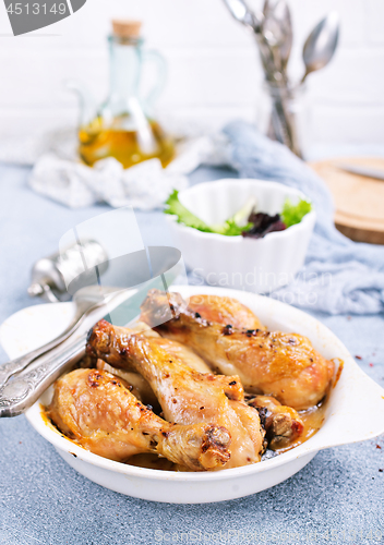 Image of baked chicken legs