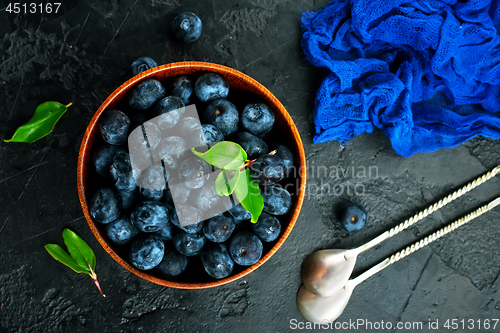 Image of fresh blueberry