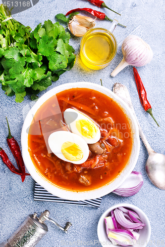 Image of beet soup