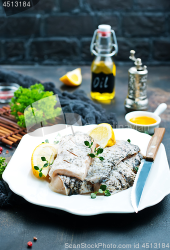 Image of raw fish fillet