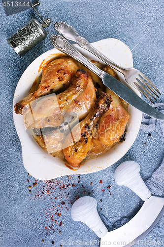 Image of baked chicken legs