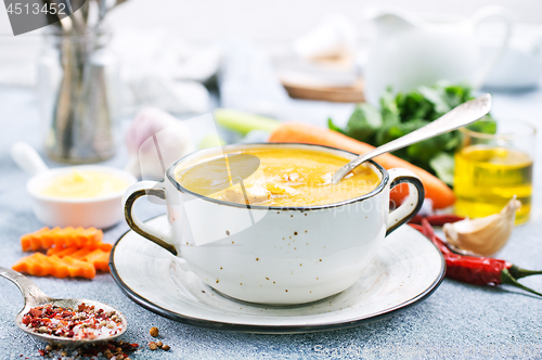 Image of carrot soup