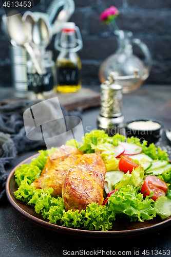 Image of fried chicken breast