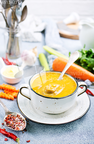 Image of carrot soup