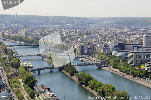 Image of Aerial view from Eiffel Tower on Paris