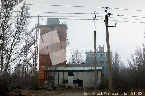 Image of Abandoned cement factory near Chernobyl Nuclear Power Plant