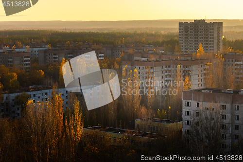 Image of Abandoned Cityscape in Pripyat, Chernobyl Exclusion Zone 2019