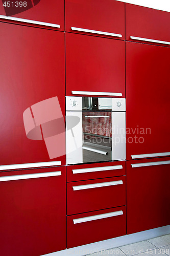 Image of Red oven