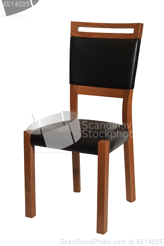 Image of Wooden chair on white