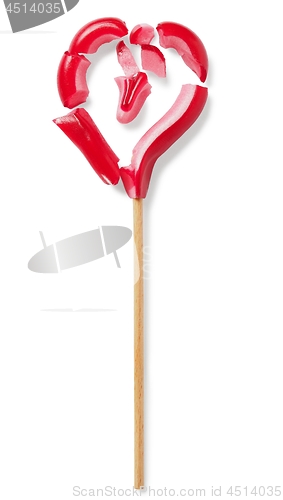 Image of Broken lollipop