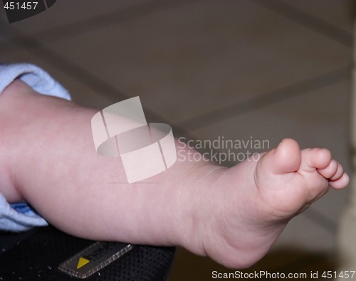 Image of babies foot
