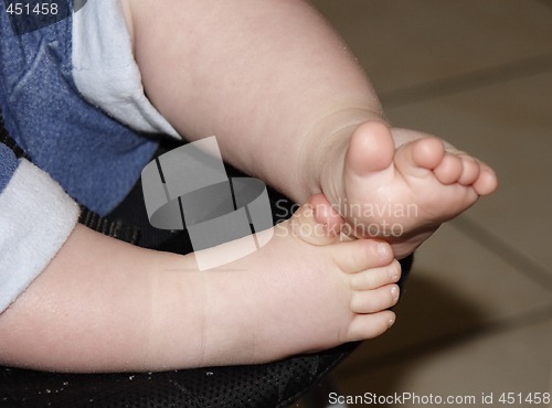Image of babies feet