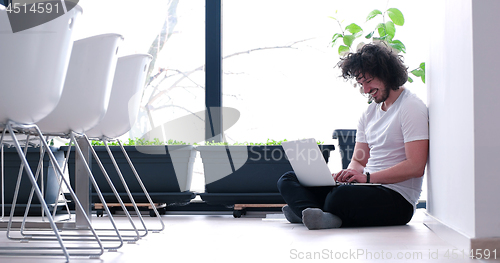 Image of man enjoying relaxing lifestyle