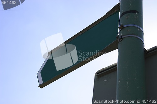 Image of blank sign