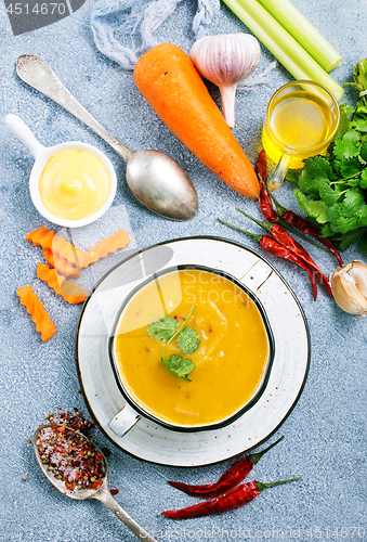 Image of carrot soup