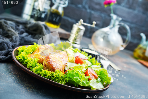 Image of fried chicken breast