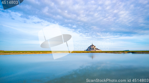 Image of Mont-Saint-Michel at dawn