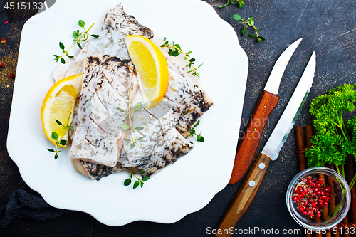 Image of raw fish fillet