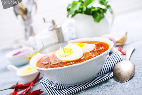 Image of beet soup