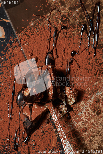 Image of spoon with chocolate