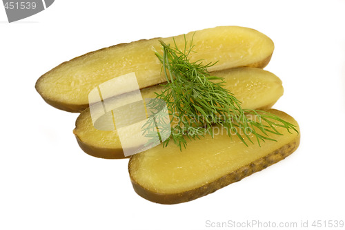 Image of Dill on Gherkin Slices