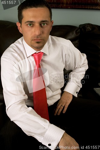 Image of Businessman on the Couch