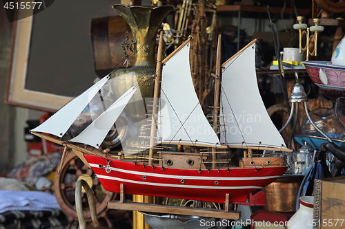 Image of Model Sailing Ship