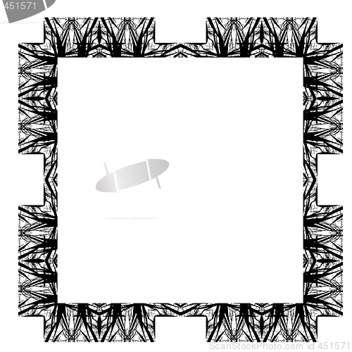 Image of Decorative Abstract Digital Design - Square Frame