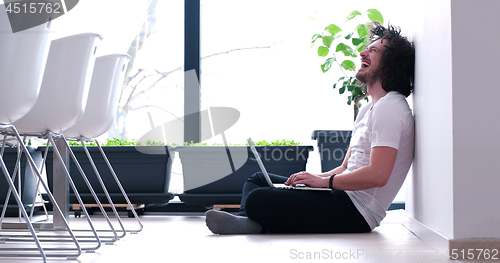 Image of man enjoying relaxing lifestyle