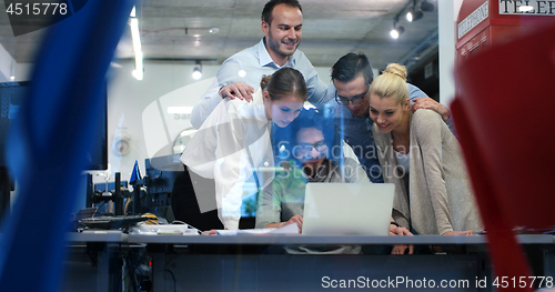 Image of Startup Business Team At A Meeting at modern office building