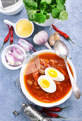 Image of beet soup