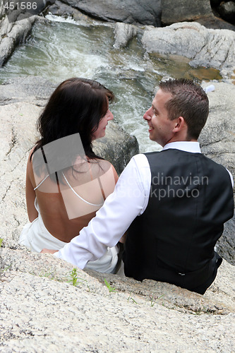 Image of Just married couple