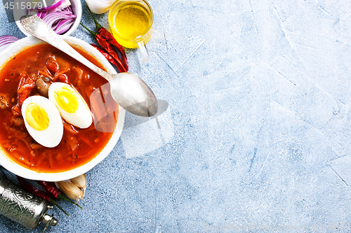 Image of beet soup