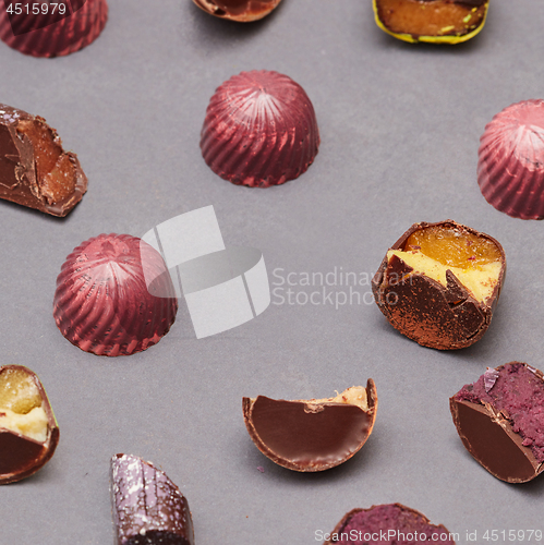 Image of Colorful candies background