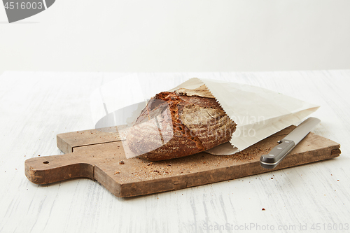 Image of Fresh oval organic bread