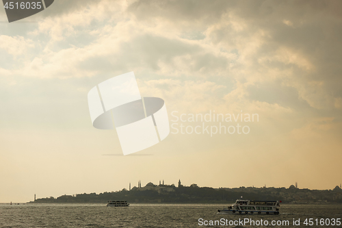 Image of panoramic view of the city Istanbul