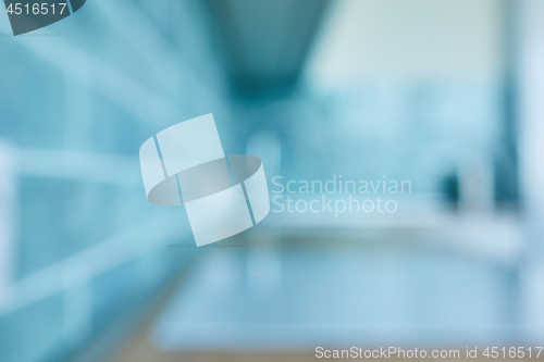 Image of blurred texture, blue ceramic tiles,kitchen countertop