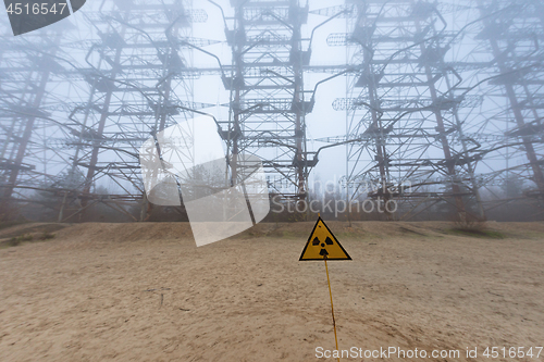 Image of Duga Antenna Complex in Chernobyl Exclusion zone 2019