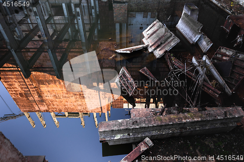 Image of Part of an Unfinished Nuclear Reactor in Chernobyl