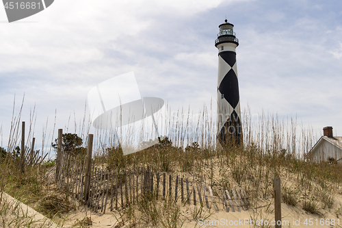 Image of Cape Lookout Lighthouse Core Banks South Carolina Waterfront