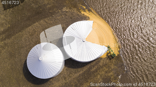 Image of Iowa Farm Silo Burst By Midwest Flooding Disaster March 2019