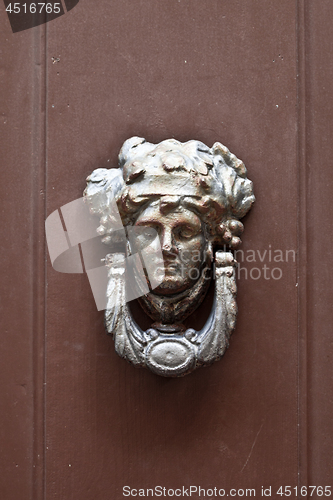 Image of Ancient italian door knocker.