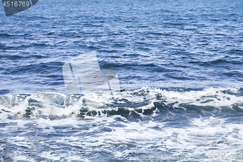 Image of Waving water surface of the Adriatic sea.