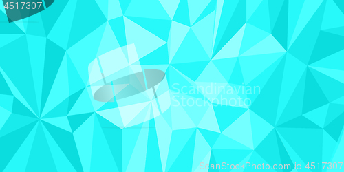 Image of turquoise triangle background
