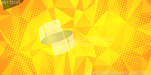 Image of yellow triangle background